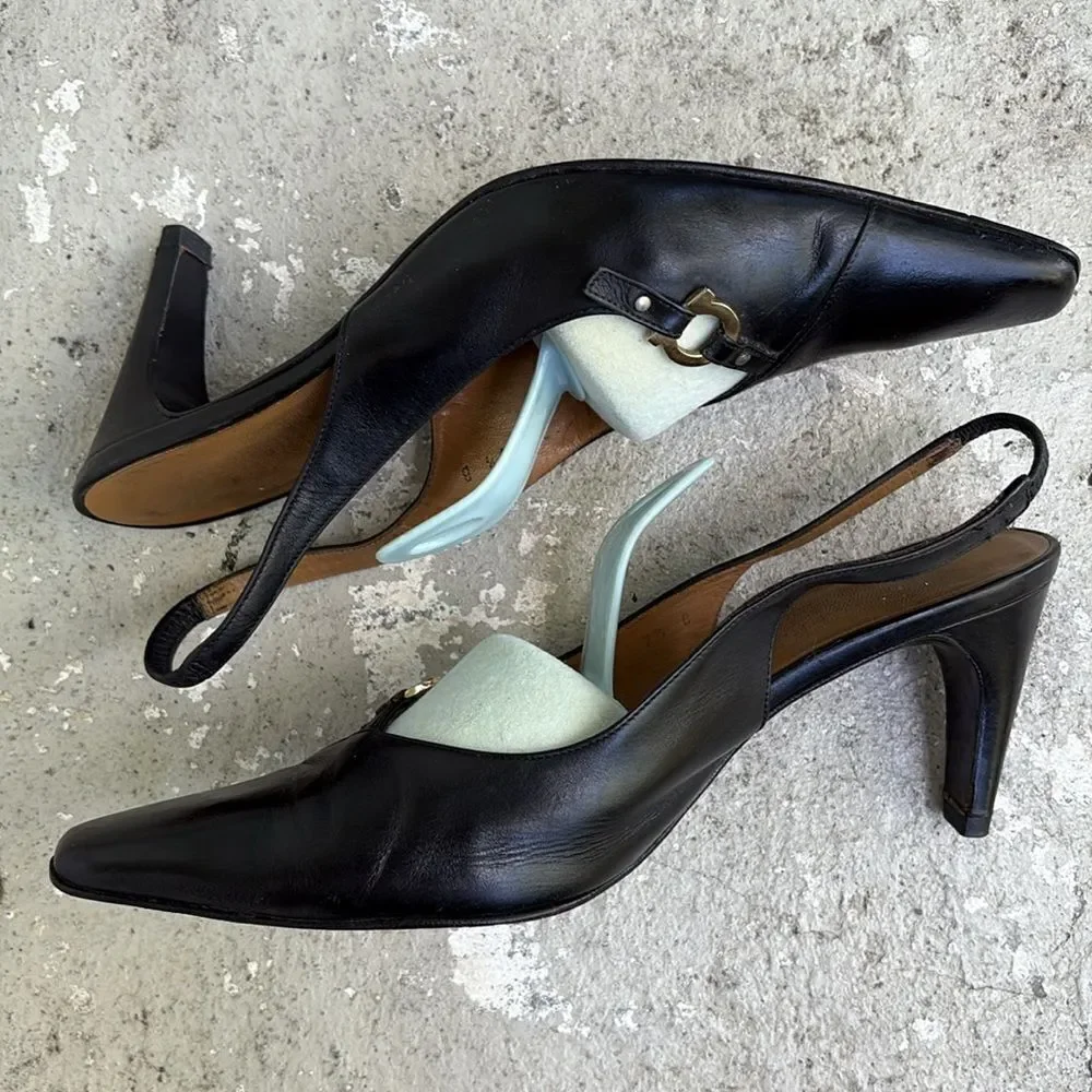 Classic Ferragamo slingbacks